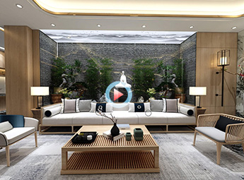 紹興柯橋養(yǎng)生足浴會所設(shè)計(jì)裝修全景效果圖