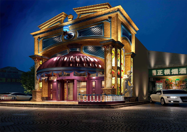 歐式風格娛樂會所裝修設計案例效果圖