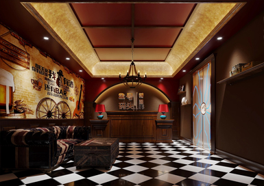 杭州酒吧俱樂部裝修設計案例效果圖